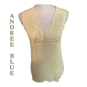 Andree‎ Blue sleeveless top